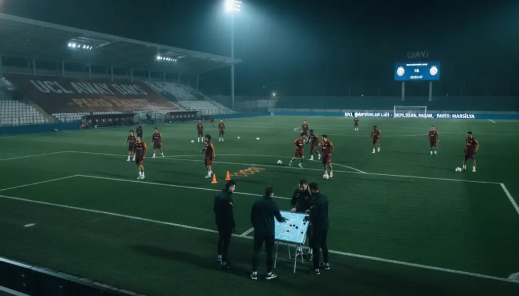 Galatasaray’da Lille Deplasmanı Öncesi Taktik Mesai