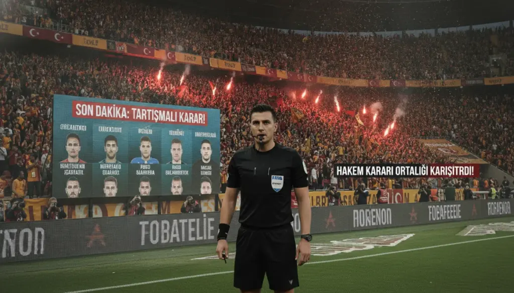 Süper Lig’in 7. Haftasında Hakem Atamalarında Yeni Dönem